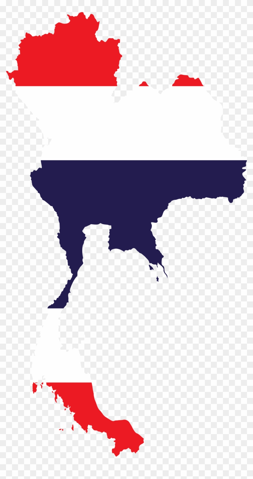Thailand Map Flag - Vector Map Thailand #593735