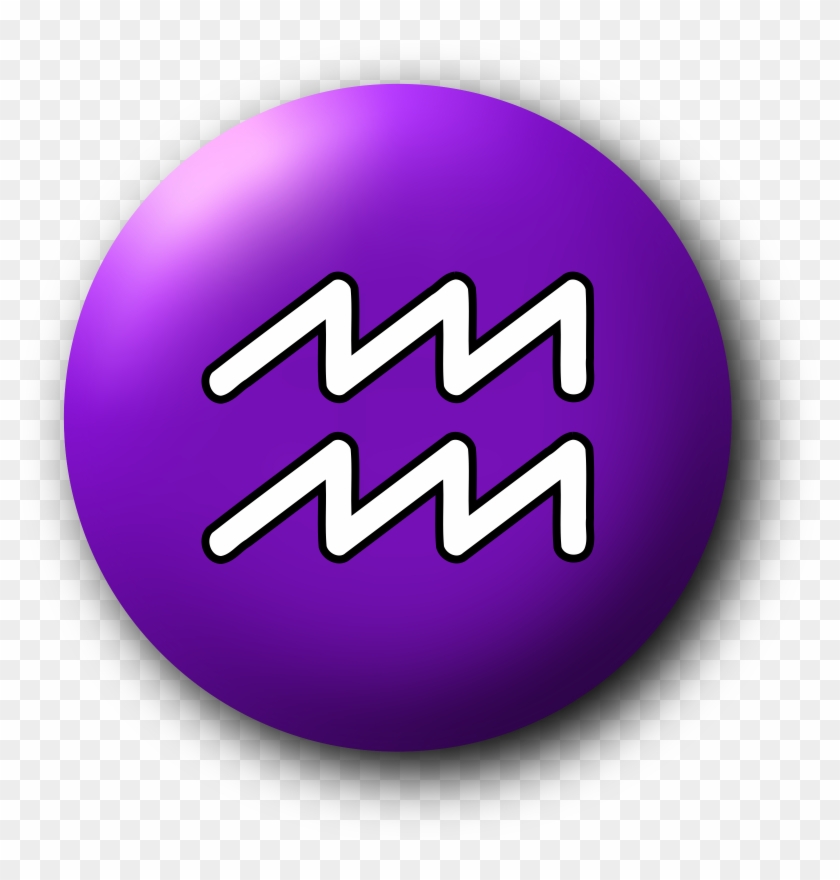 Aquarius Symbol 3 Icons Png Free Png And Icons Downloads - Symbol #593886