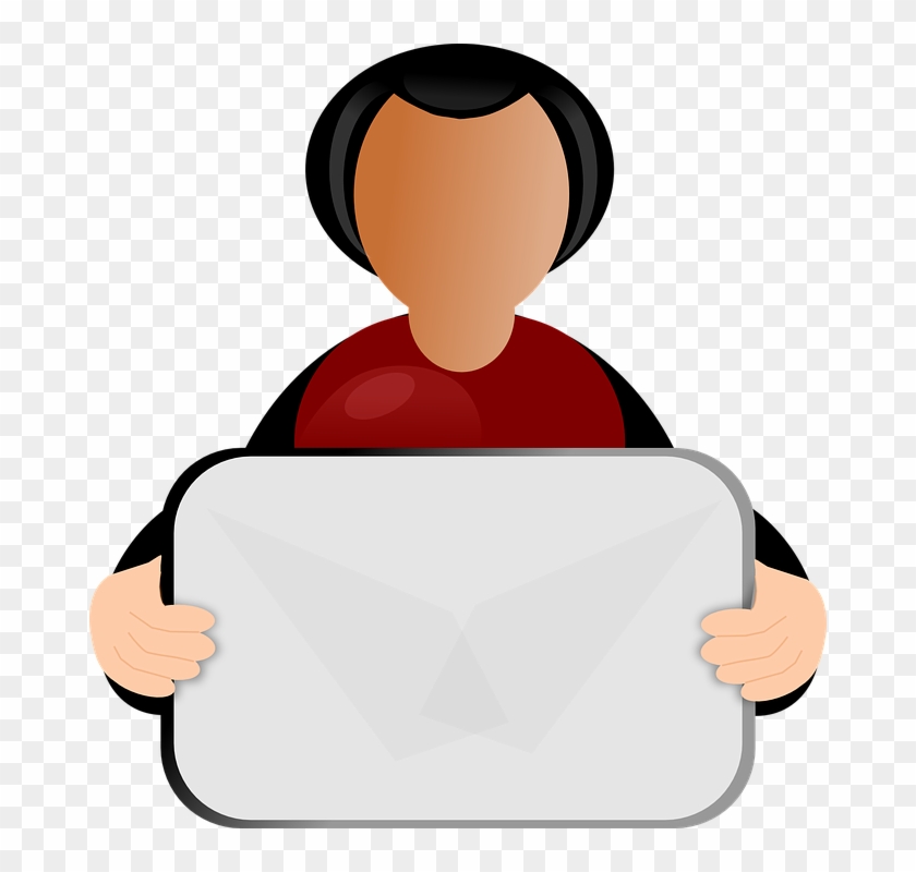 Smoke Detector Cliparts 18, - Person Holding Sign Clipart #594129