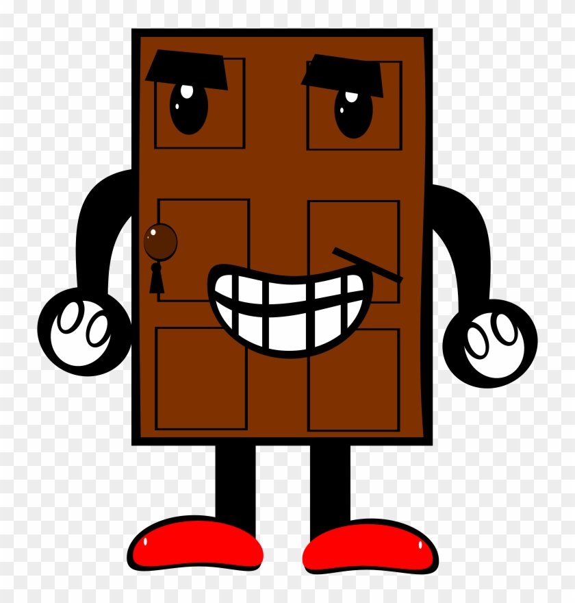 Similar Clip Art - Door With Arms And Legs #594133