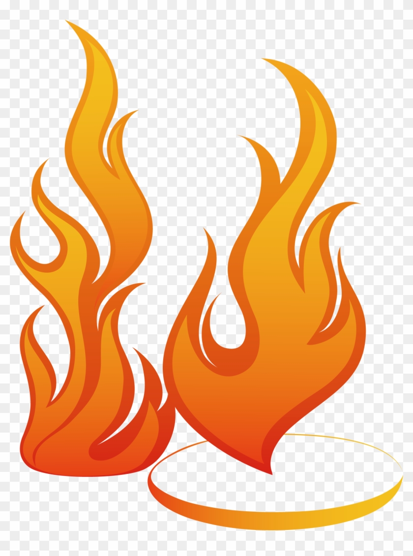Flame Light Clip Art - Vector Graphics #594338