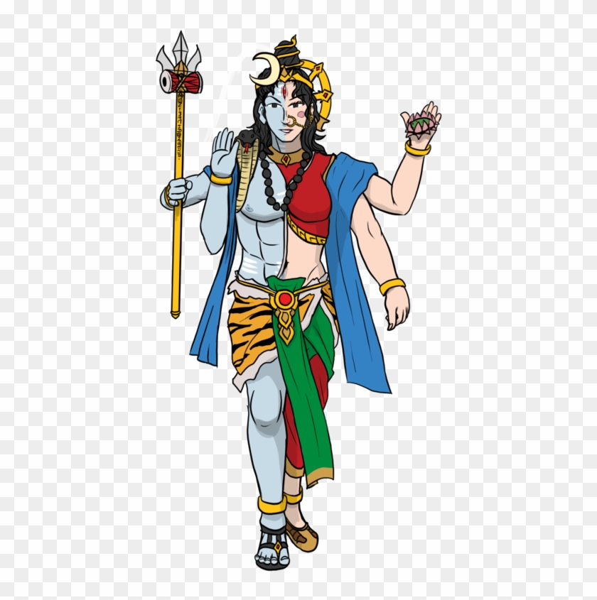 The Fuzion By Vachalenxeon - Ardhanarishvara Clip Art #594736