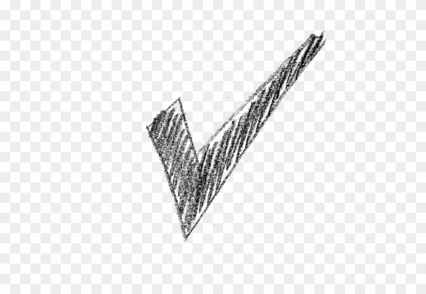 Hook, Check Mark, Done, Yes, Consent, Ticked Off, List - Sketch #595519