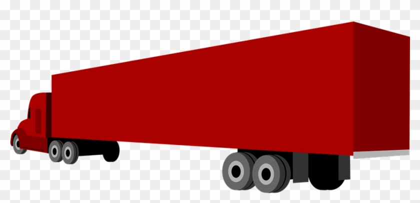 18 Wheeler Fire Cliparts 17, - Trailer .png #595615