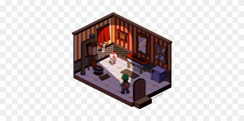 “ Luigi's Mansion Isometric Art I've - Luigis Mansion Sprite Art #596257