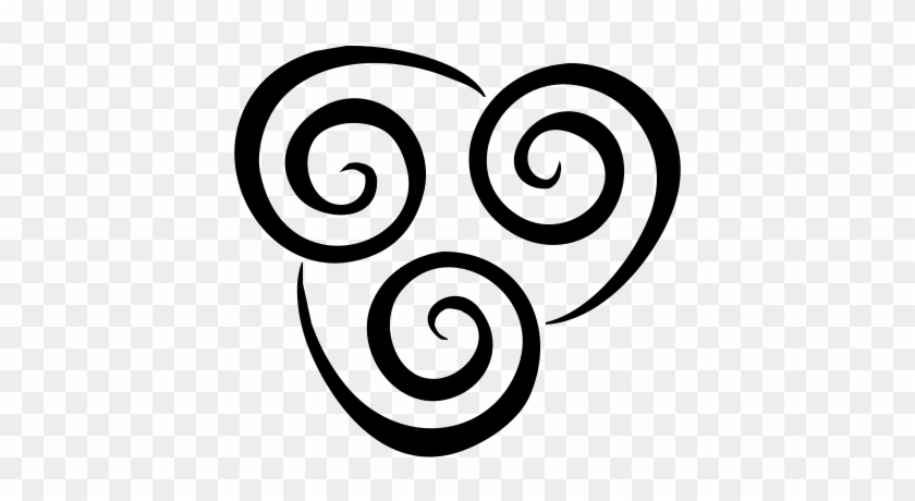 Air Vector - Avatar The Last Airbender Air Symbol #596496