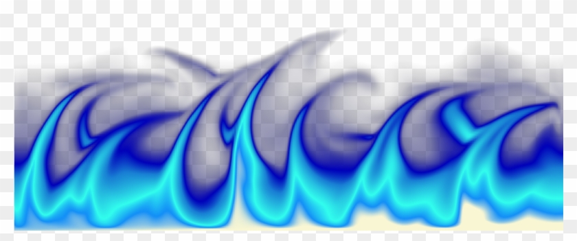 Blue Fire Transparent Png Png Mart - Skin Decal Wrap For Rtic 65 Cooler Lid (2017 Model) #596596