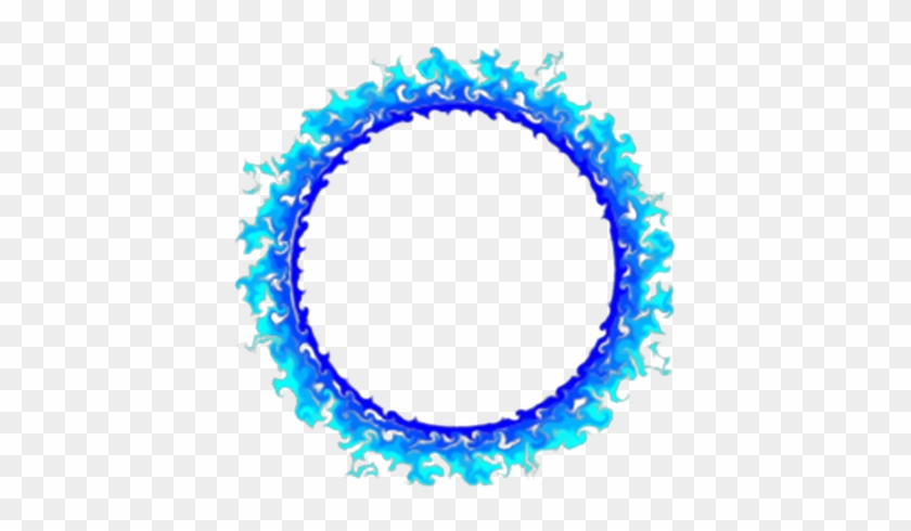 Blue Fire Ring-decal - Blue Ring Of Fire #596608