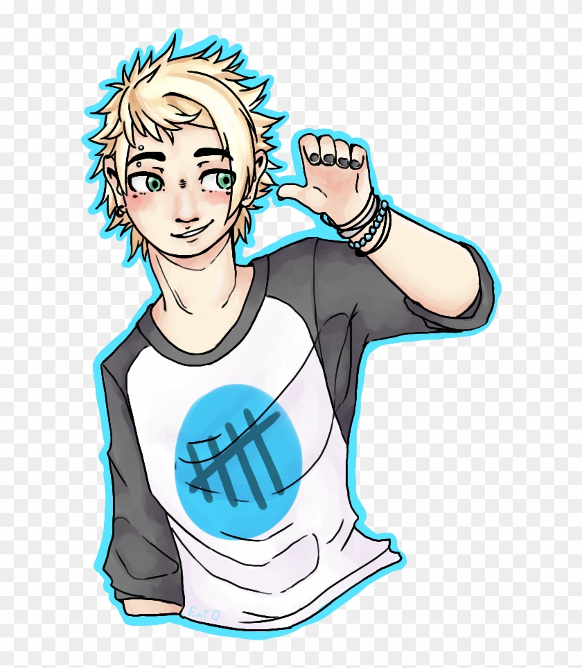 Michael Clifford By Xxlightningdawnxx On Deviantart - Michael Clifford Cute Drawing #597145