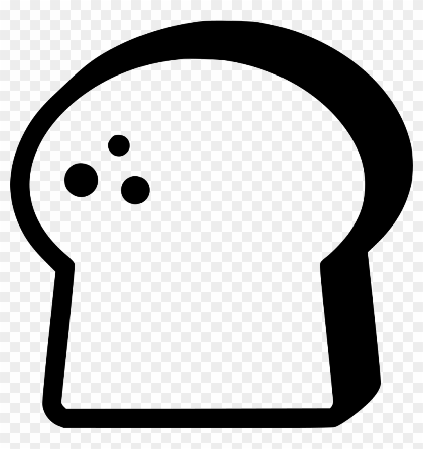Toast Bread Sandwich Comments - Toast Png Black And White #597337