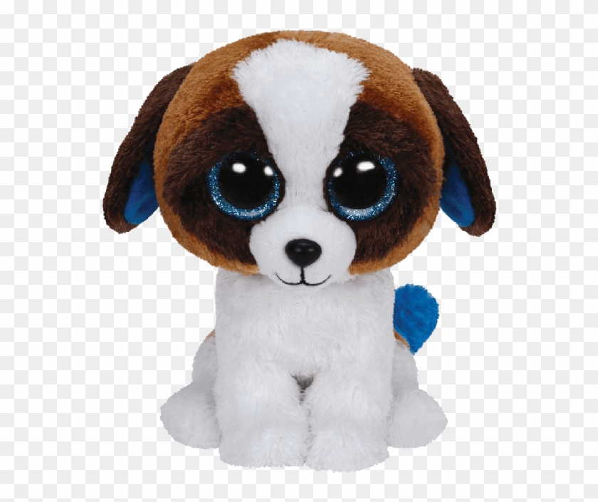 Duke The Brown White Dog - Ty Beanie Boos - Duke The Dog By Ty Inc. #597712