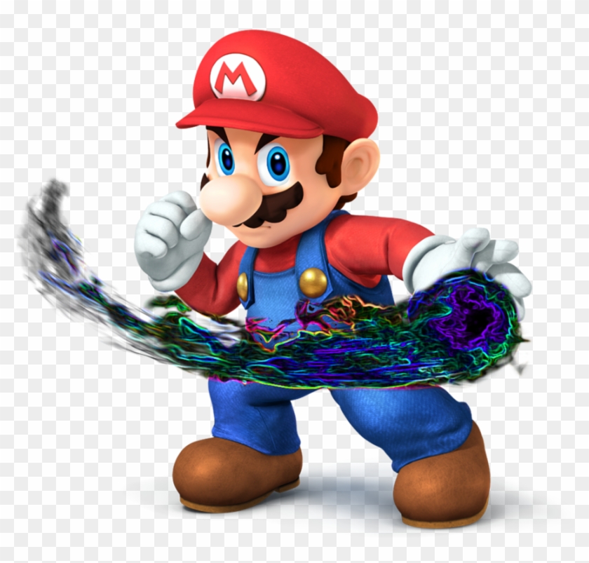 Ssb4 Mario Neon Fireball [transparent] By Mario497 - Super Mario Fire Ball #597824