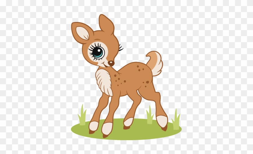 Cute Deer Svg Scrapbook Cut File Cute Clipart Files - Design #598340