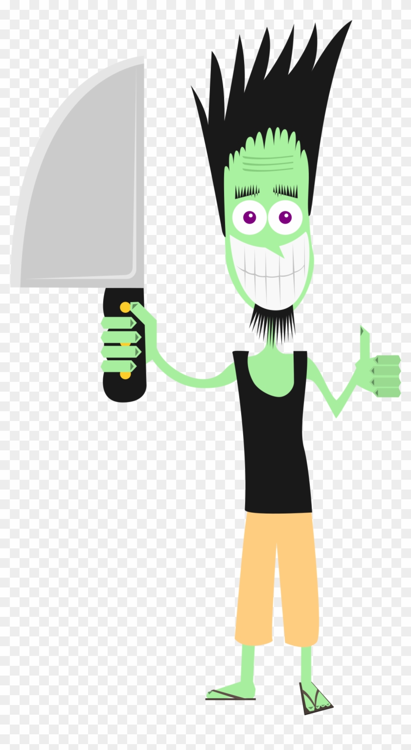 Clipart Man With Knife - Clipart Knifeman #598528