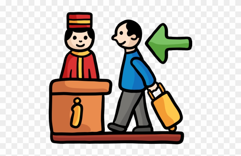 Hotel Front Desk Clipart #598565