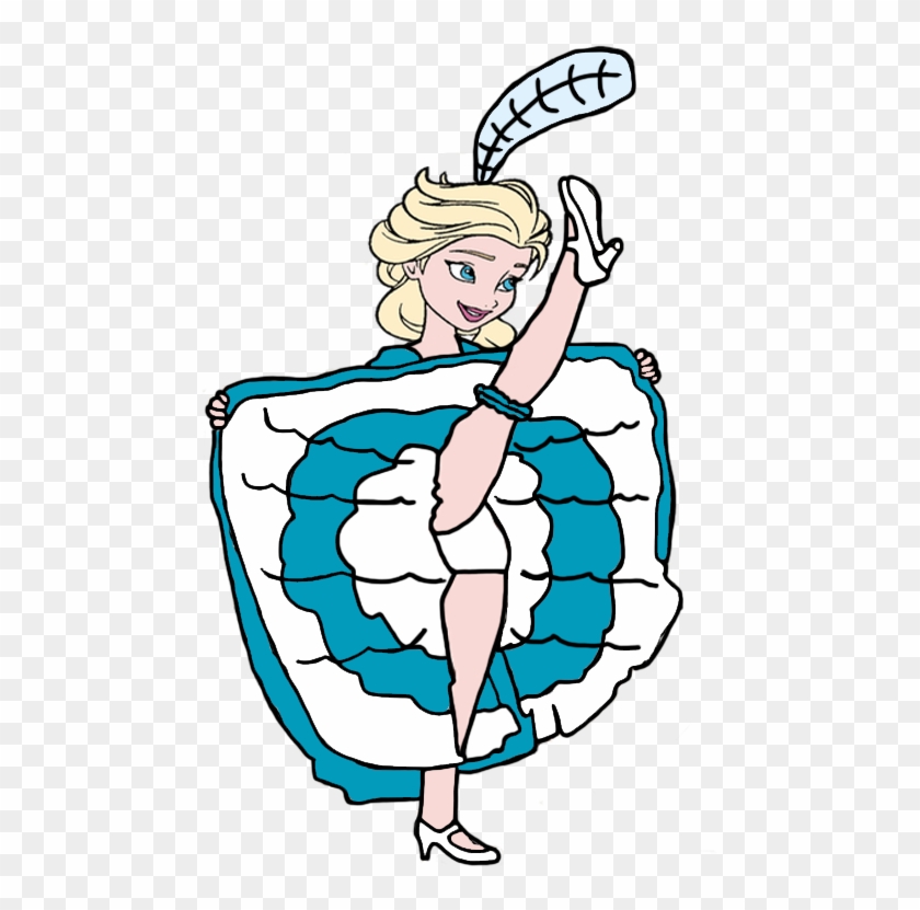 Queen Elsa Doing The Can-can By Darthraner83 - Illustration #598928