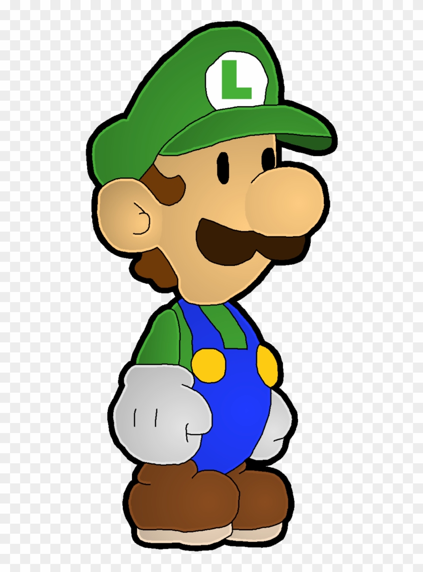 Luigi, The Green Thunder Brother By Leonidas23 - Paper Luigi #598977