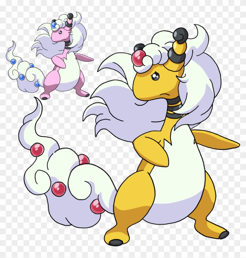 Pokemon Shiny Mega Ampharos Shiny Mega Ampharos - Cartoon #599258