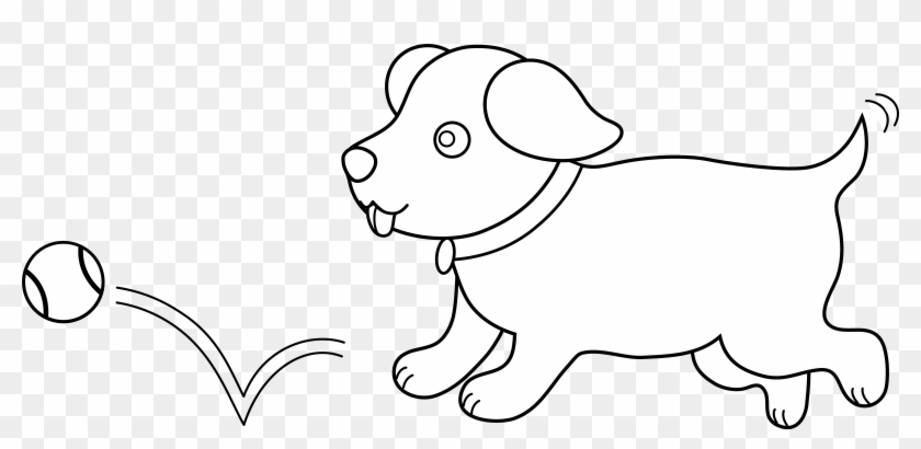 Cute - Dog - Clip - Art - Black - And - White - Clip Art #599363