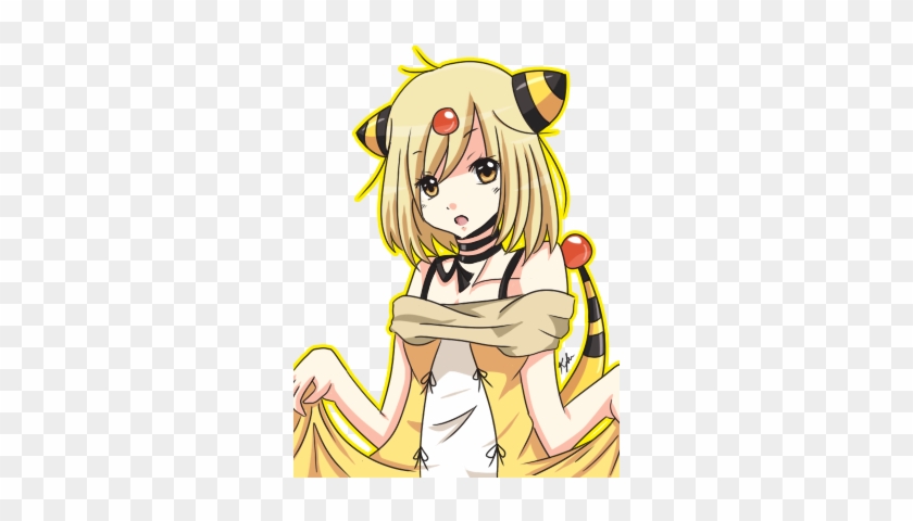 Http - //fc00 - Deviantart - Net/fs70/f/20it-d2xv843 - Ampharos Gijinka Girl #599379