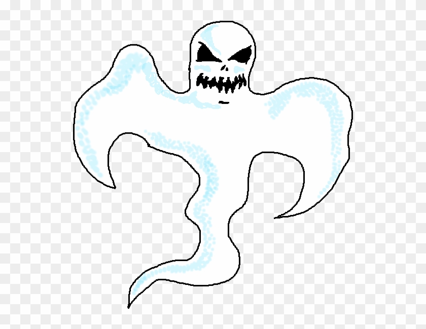 Free To Use Public Domain Ghost Clip Art - Scary Ghost Clipart #599386