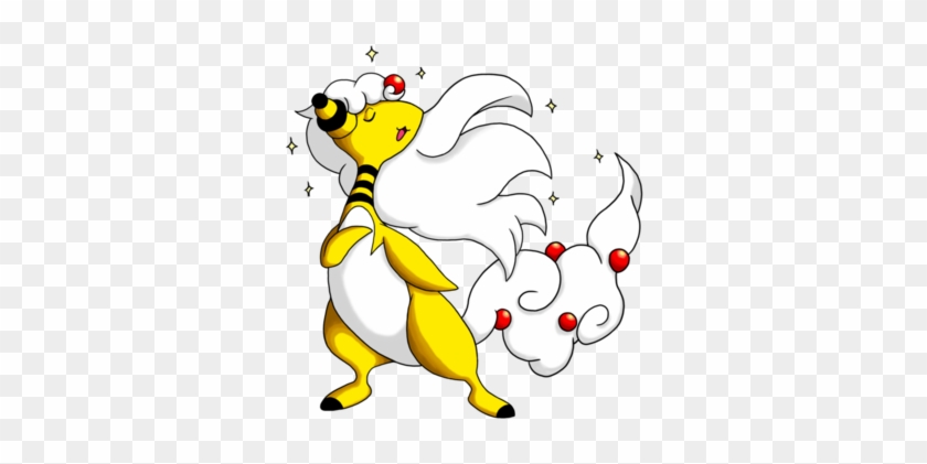 Mega Ampharos - - Pokemon Kawaii Mega Ampharos #599424