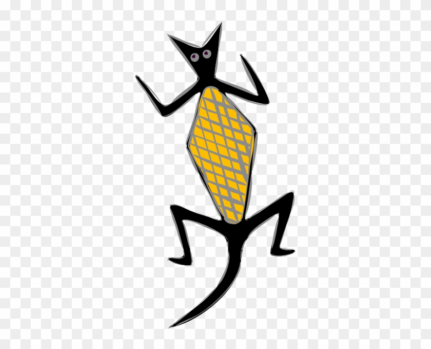 Free Vector Lizard Clip Art - Best Gift - Arrow Tree Hoodie/t-shirt/mug Black/navy/pink/white #599655