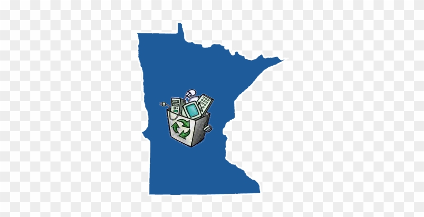 Minnesota E-waste Recycling - Minnesota Vector #599836