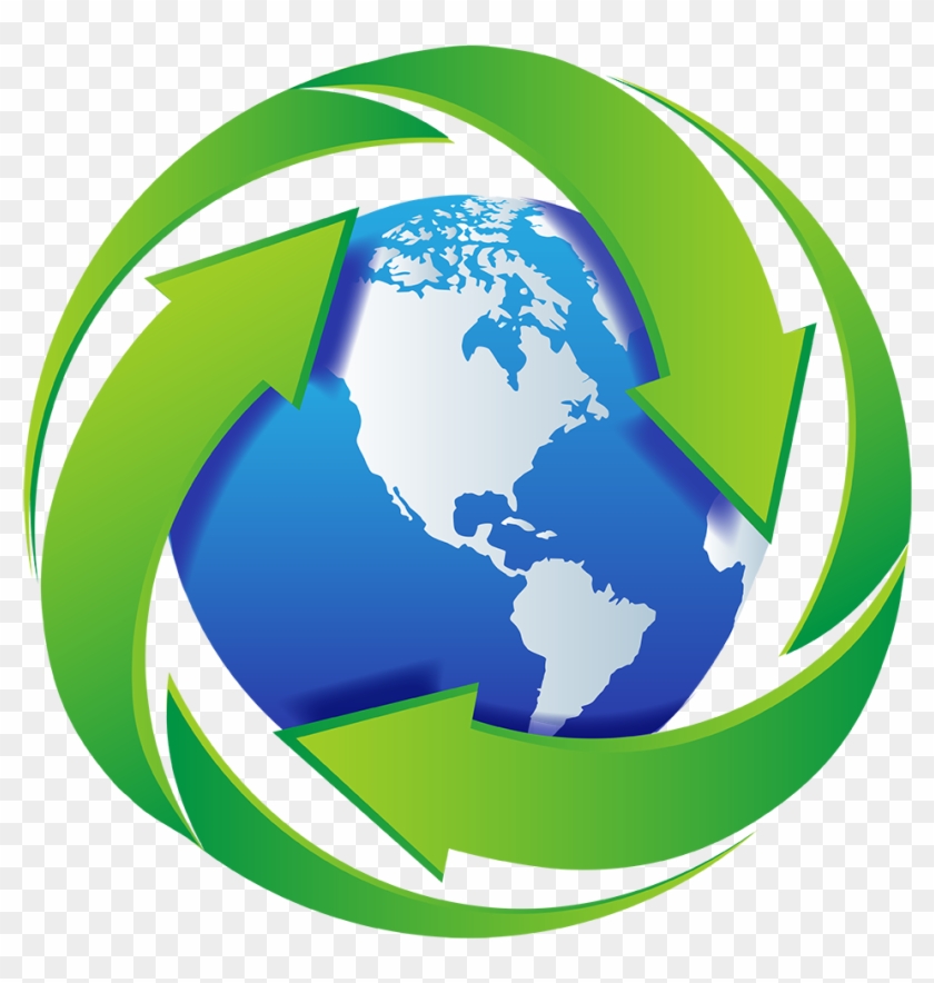 International Recycling - Background News Earth Map #600023