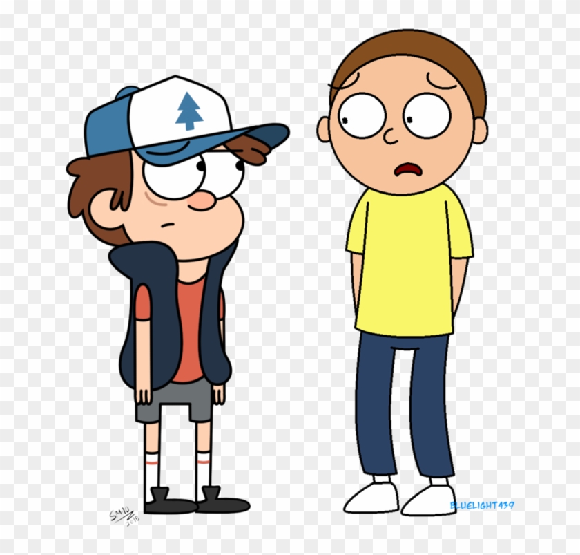 Dipper And Morty By Supermaster10 - Cartoon #600404