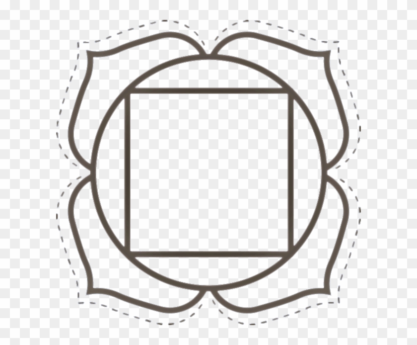 Wisdom Symbolical Geometrical Graphics Also Known As - Free Root Chakra Vector #600401