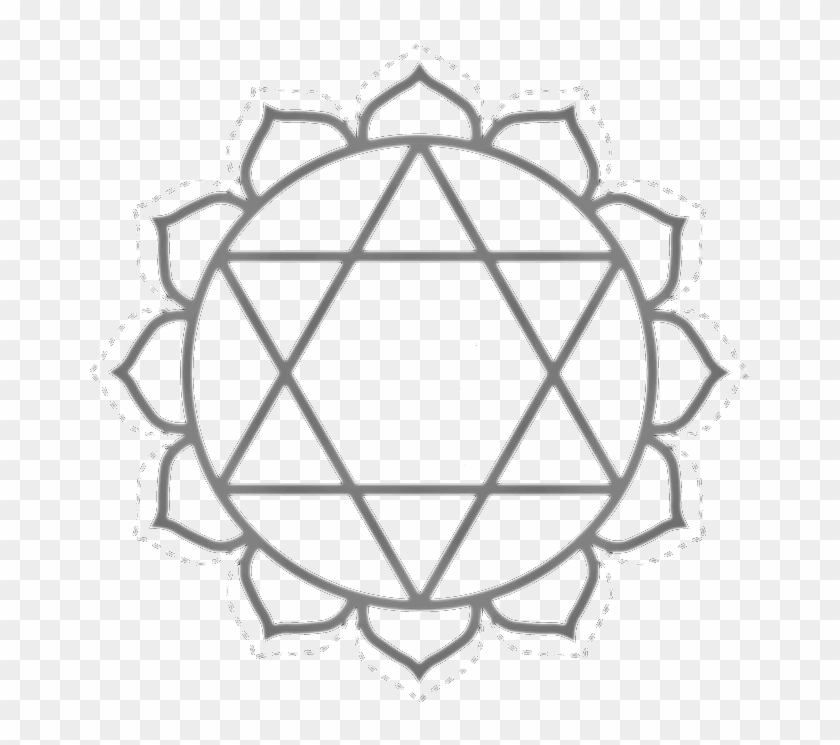 Wisdom Symbolical Geometrical Graphics Also Known As - Heart Chakra Tattoos Designs #600434