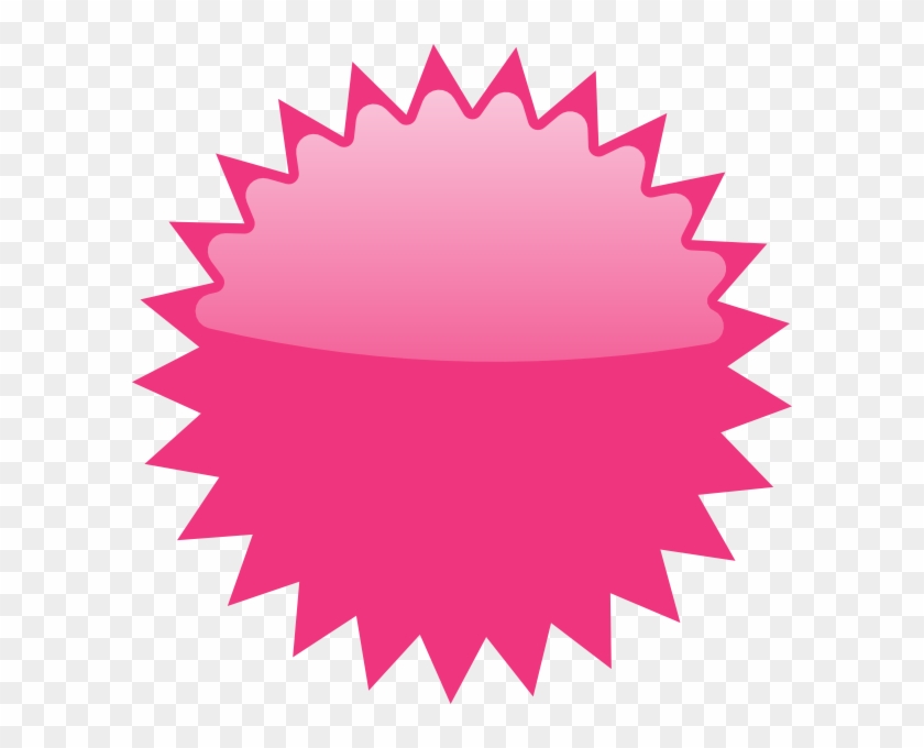 Badge Cj Clip Art At Clker - Pink Badge Png #600510