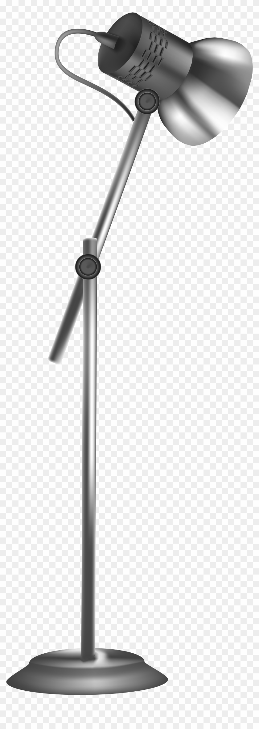 Beautiful Silver Floor Lamp Png Clip Art With Black - Wind Turbine #600808