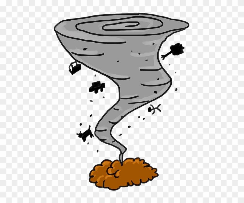 Tornado, Cyclone, Twister, Storm, Windstorm - Natural Disasters Clip Art #601227