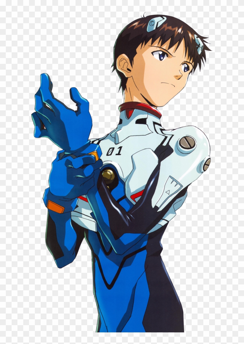 Shinji Ikari Render By Justrainbowf On Deviantart - Shinji Ikari Plugsuit #601378
