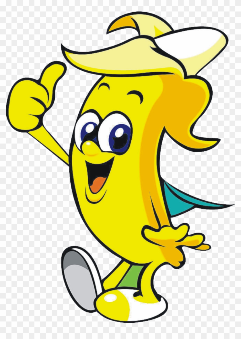 Cartoon Banana Clip Art - Cute Banana Vector Png #601461