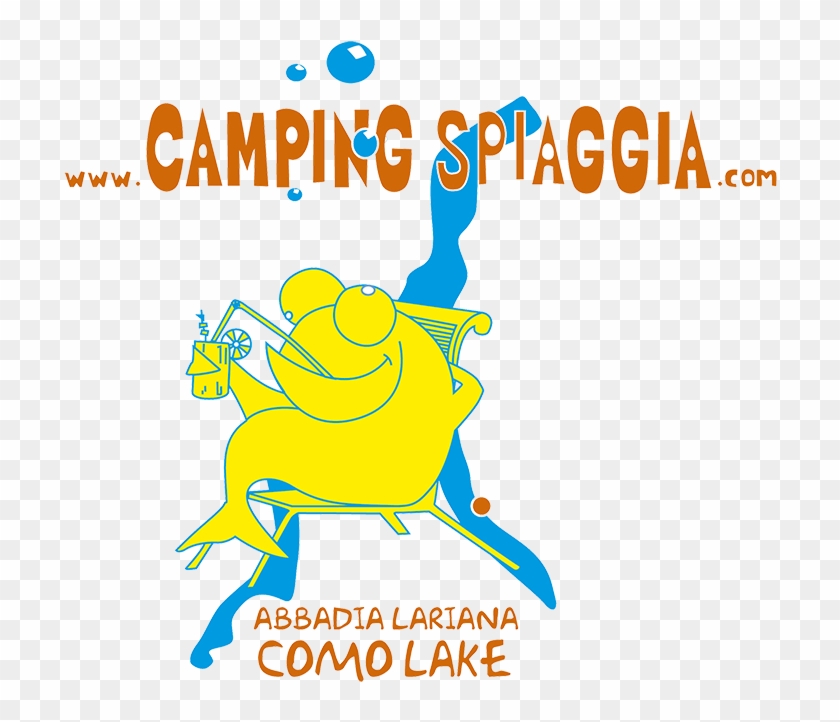 Camping Spiaggia - Abbadia Lariana - Cartoon #601734