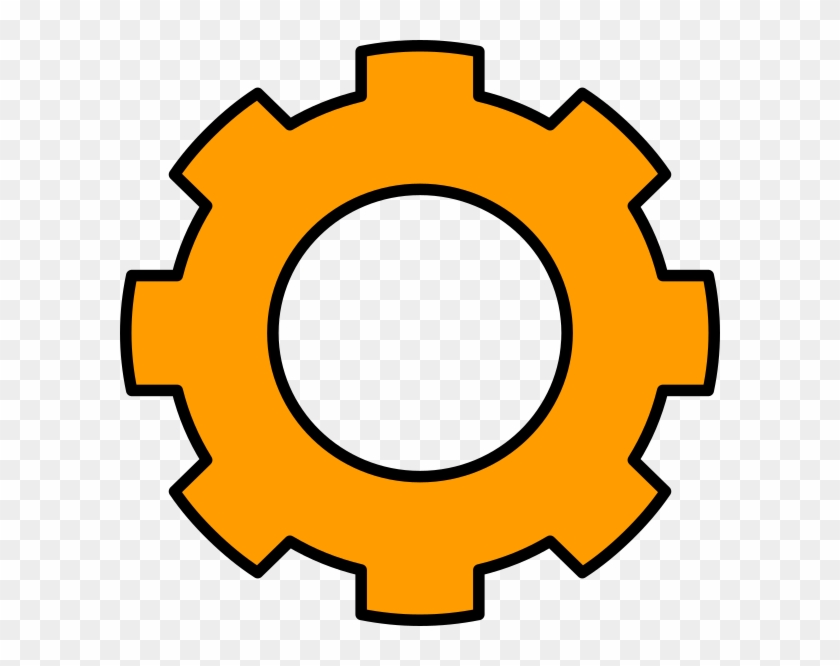 Orange Gear Clip Art At Clker - Sepuluh Nopember Institute Of Technology #602067