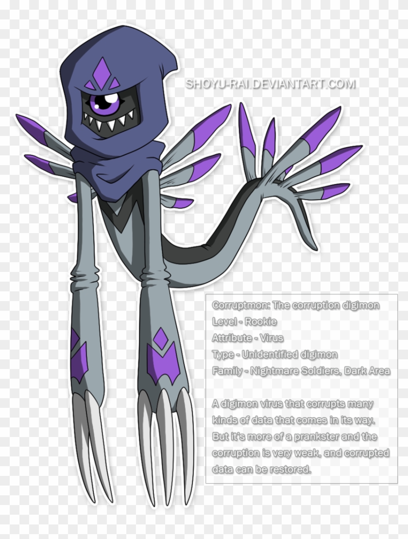 Corruptmon By Shoyu Rai Corruptmon By Shoyu Rai - Cartoon #602167