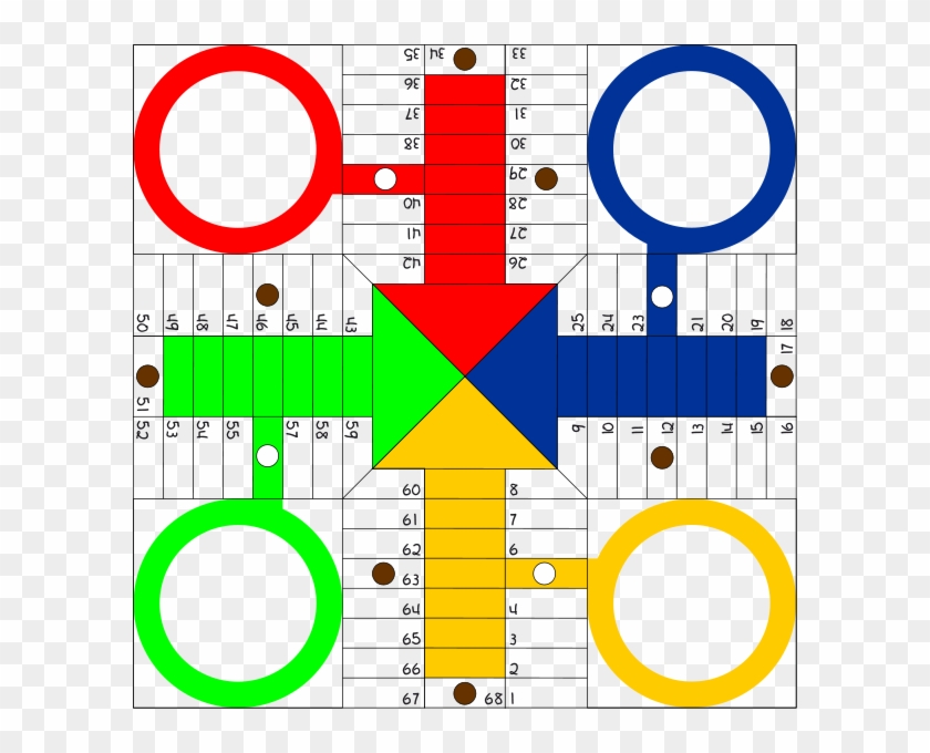 Parchis Board Png Clip Arts - Sorry Board Game Template #602202