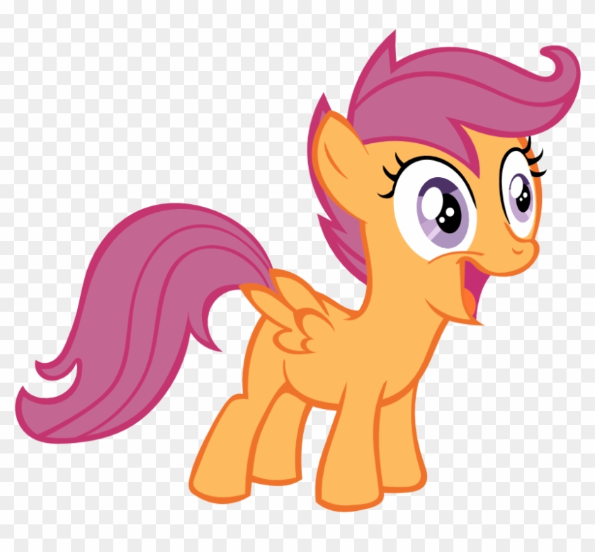 Scootaloo Traced By Panzi - My Little Pony Do Want #602262