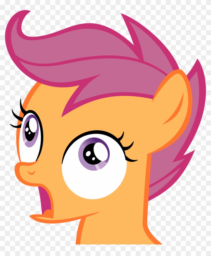 Speechless Scootaloo Vector By Hombre0 Speechless Scootaloo - Cartoon #602314