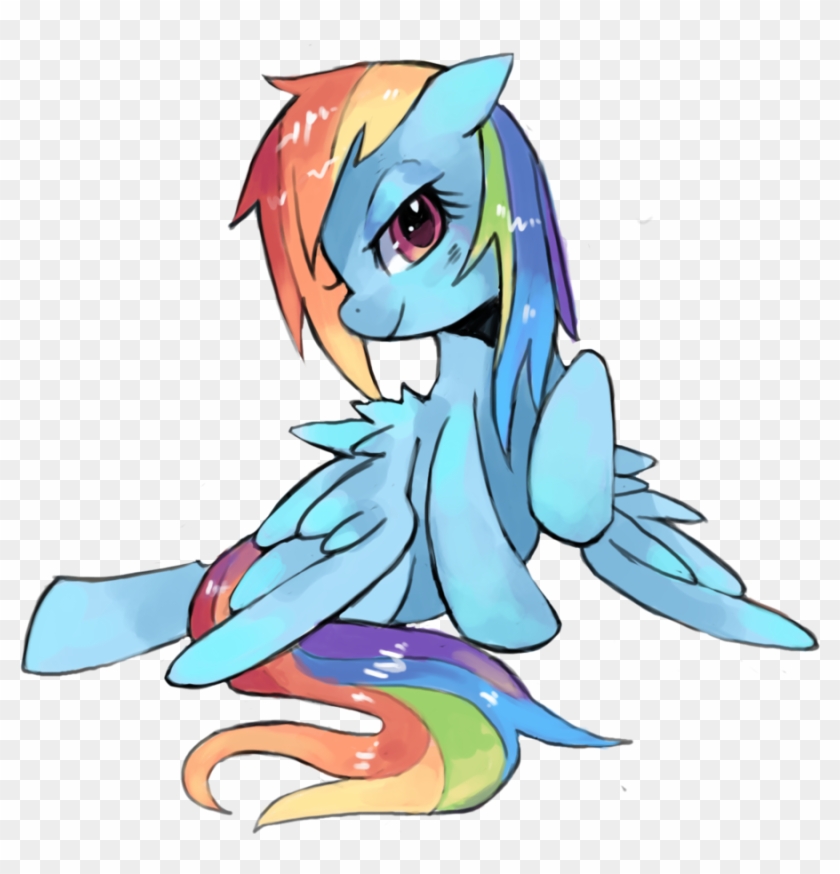 Wet Mane Rainbow Dash By Suirobo-d4jn6e8 - Rainbow Dash Wet Mane #602640