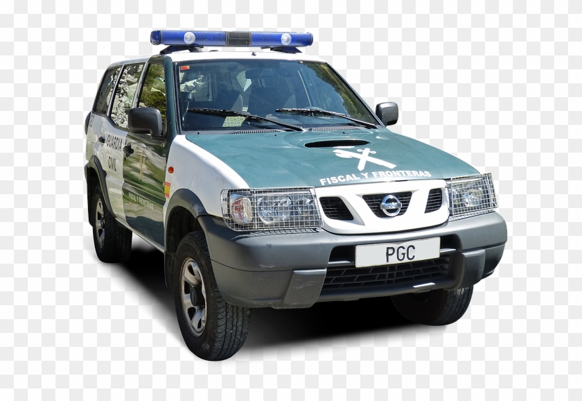 Police Car Clipart 15, - Patrulla Policia Png #602987