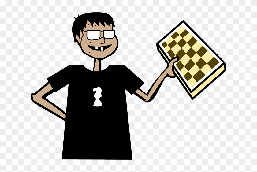 Player, Chess, Geek, Nerd, Person - Playing Chess Png Logo #603078