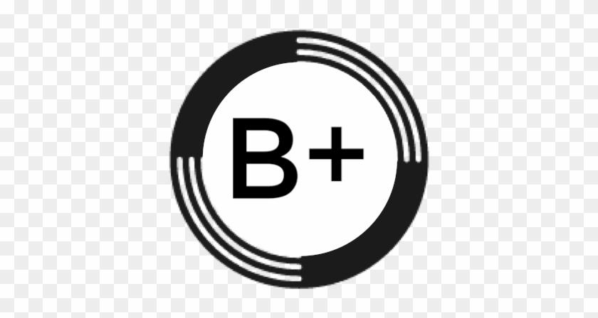 B Rating - دایره دور مشکی Png #604277
