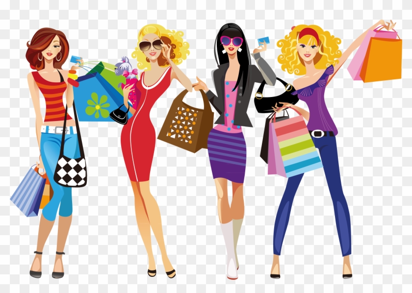 Shopping Drawing Clip Art - Shopping Drawing Clip Art #604654