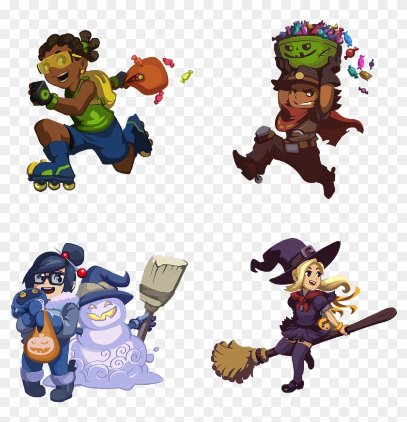 “ All Of The “trick Or Treat” Sprays As Transparent - Mccree Trick Or Treat Png #604697