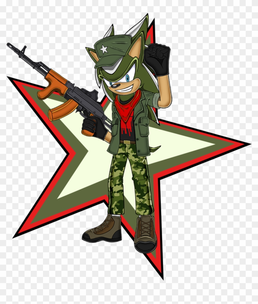 'commandante' Streak The Hedgehog By - Shadow The Hedgehog Ak 47 #605245